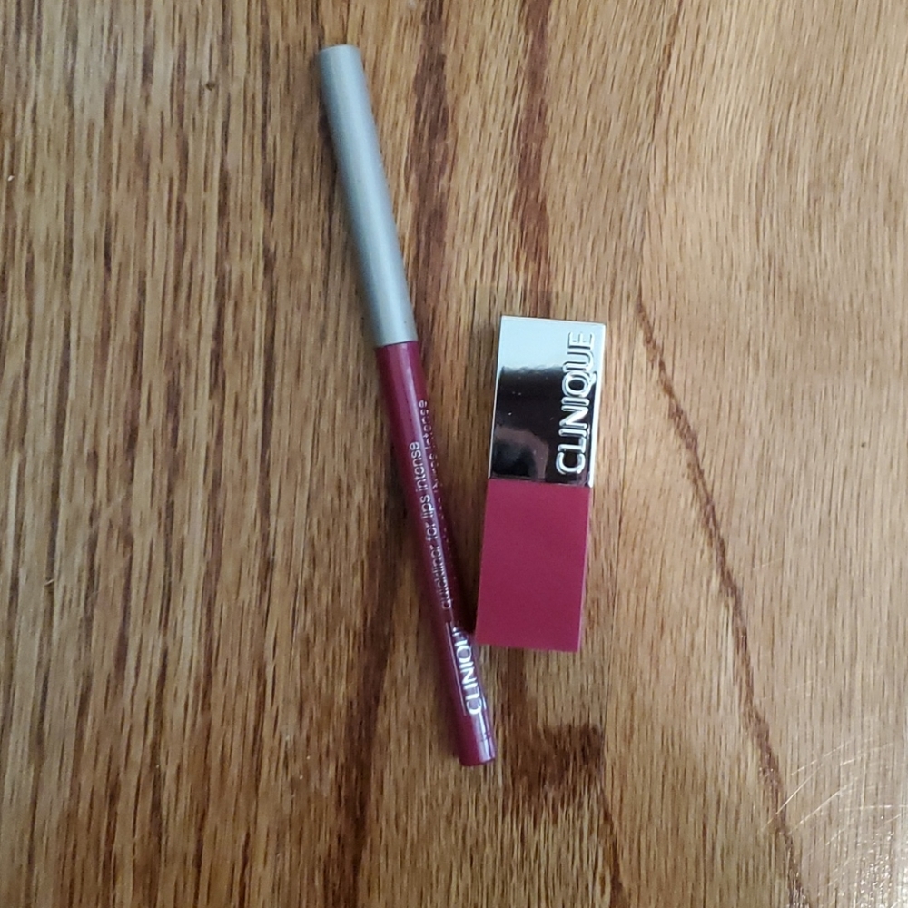 🆕 Clinique Rose Pop Matte Lipstick & Quickliner